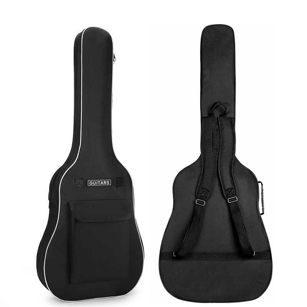 40/41Inch Oxford Fabric Acoustic Guitar Gig Bag, Black - 544-BAG-BLACK