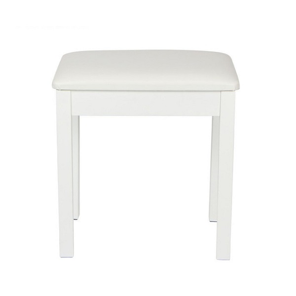 Hebikuo Piano Bench, White - D-80H WHITE