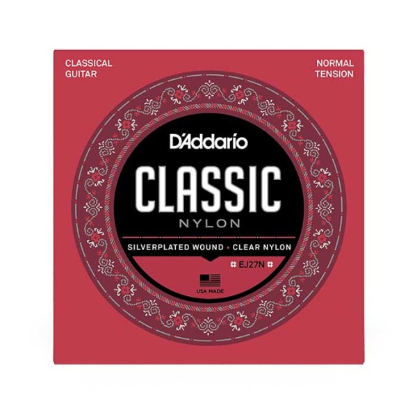 D'ADDARIO Nylon Normal Tension Classical Guitar Strings  - EJ27N