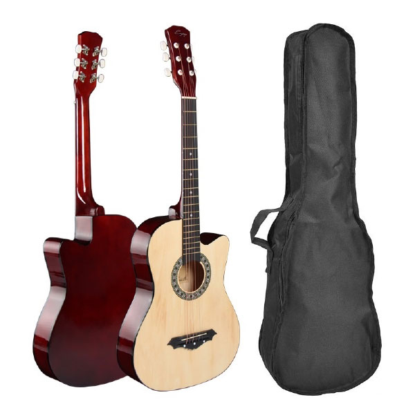 ENJOY Basswood 38&rdquo; Acoustic Guitar For Beginners, Natural - MY-38C-NATURAL